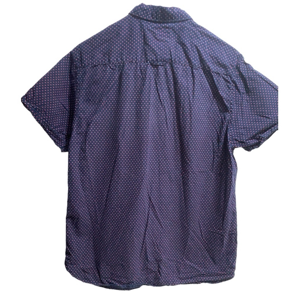 Cactus Man Ricky Singh Blue/Red Button Down Shirt, sz. Medium Slim Fit EUC - Picture 2 of 3